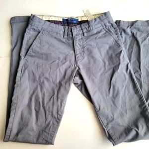 Zara Man Gray Straight Men's Pant Trouser